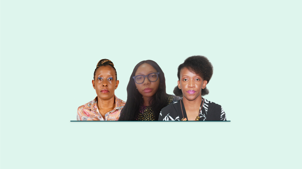 Portrait of three women